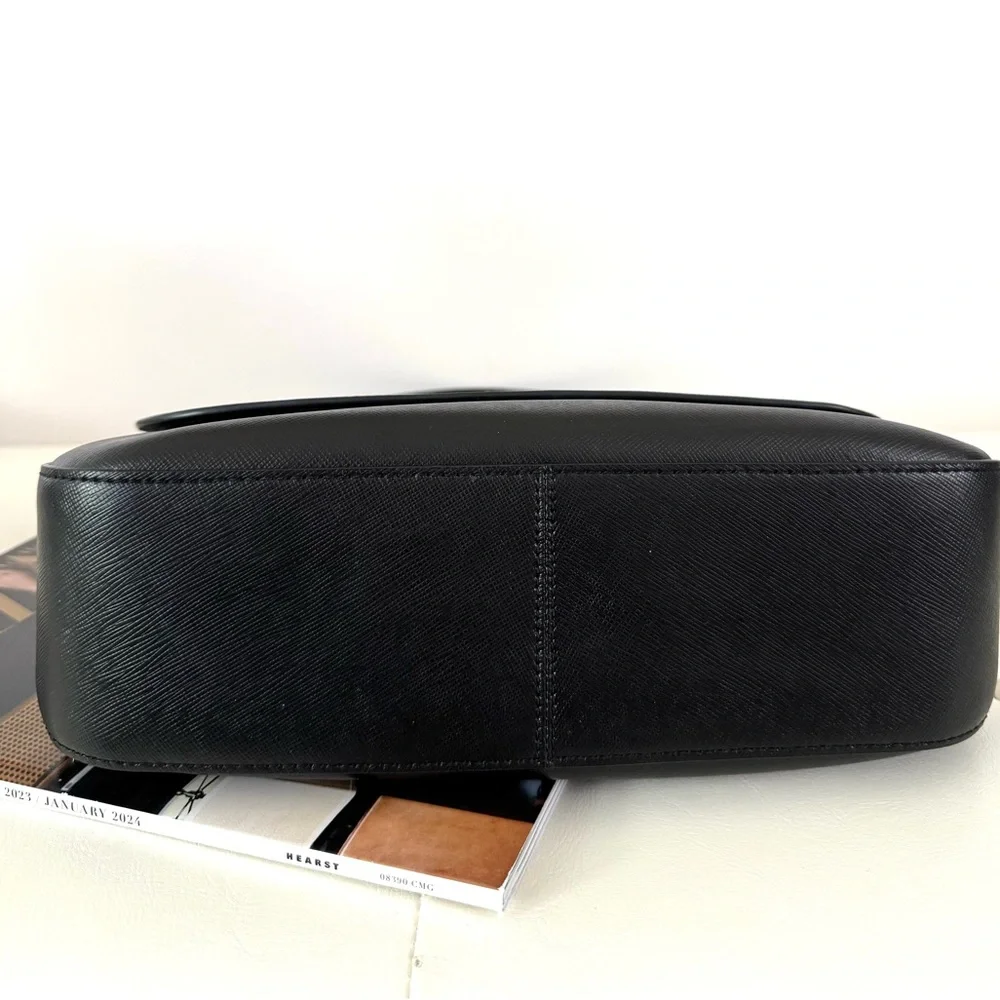kate spade Black Leather Shoulder Bag with Gold Hardware - Picture 7 of 14